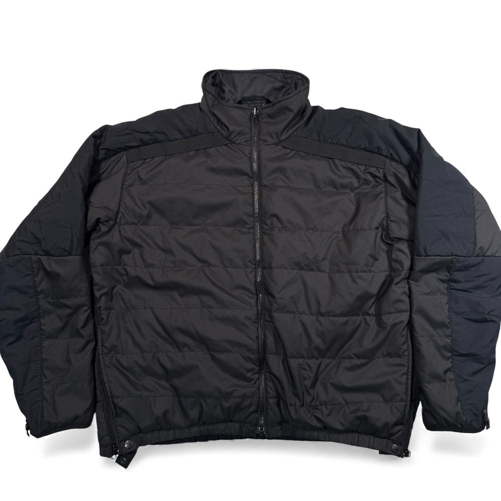 The North Face Mens Large Black Insulated Puffer Jacket Full‎ Zip Vintage Ski